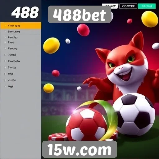 Diversidade de jogos disponíveis na plataforma 488bet
